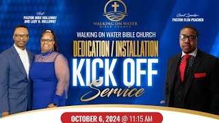 Installation  Dedication of Walking On Water Bible Church [upl. by Aiuqat215]