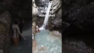 A day at visit to karlan Waterfall 😎😎😎🥶🥶 Karlanwaterfallenjoy AbbottabadHazara [upl. by Asatan]