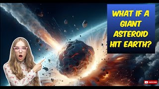 😱What If a Giant Asteroid Hit Earth🌍💥 facts science asteroid earth new [upl. by Neeluj46]