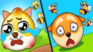 SAVE THE DOGE vs SAVE BALLS  Satisfying Double Mobile Gameplay New Levels Mega UPDATE ios APK [upl. by Ecyoj331]