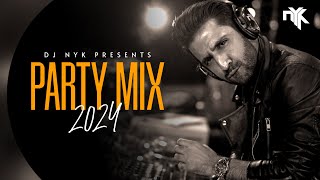 DJ NYK  New Year 2024 Party Mix  Yearmix  Non Stop Bollywood Punjabi English Remix Songs [upl. by Chouest]