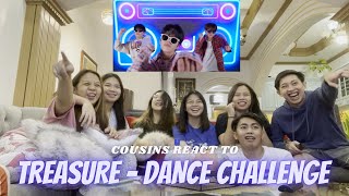 COUSINS REACT TO TREASURE  2020 DANCE CHALLENGE HITS COMPILATION [upl. by Willms]