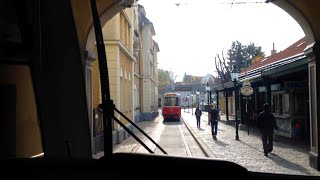 WL Wien Tram  Linie 38 Schottentor U  Grinzing  Siemens ULF [upl. by Angle]