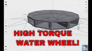 Designing a 30 Degree Water Wheel in Shapr3D [upl. by Alys]