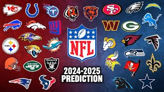 Early Predictions for the 20242025 NFL Season [upl. by Alysia833]