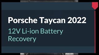 Porsche Taycan 12V Liion Battery Repair with X431 IMMO PAD and ELB300 Battery Cell Equalizer [upl. by Nylrak]