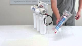 How to Insert and Assemble Reverse Osmosis Filter and Membrane  APEC Water Installation Part 2 [upl. by Kale]