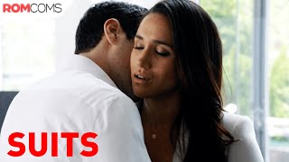 Rachel Cheats on Mike with Logan  Meghan Markle Kiss Scene from Suits  RomComs [upl. by Relyuhcs]