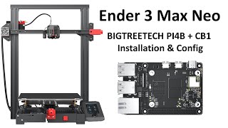 Ender 3 Max Neo BIGTREETECH PI4B  CB1 Mainsail Klipper Installation and Configuration for ADXL345 [upl. by Lleirbag330]