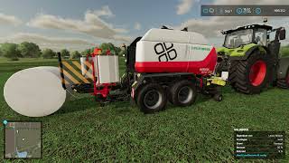 Farming Simulator 22 Dutch comment tertorial Making Bales Balen maken [upl. by Iliam]