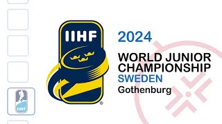 2024 IIHF World Junior Championship  Sweden Gothenburg [upl. by Resa]