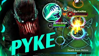 PYKE JUNGLE STILL OP IN PATCH 43D BUILD amp RUNES  Wildrift [upl. by Daggett]