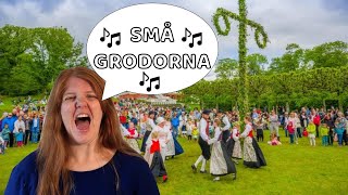 4 Swedish midsummer songs and what do they MEAN  Små grodorna and more Learn Swedish the Fun way [upl. by Naut]