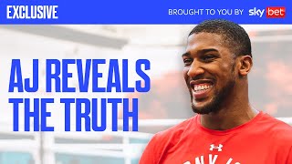 Anthony Joshua reveals the truth behind the Tyson Fury fight to Gary Neville  Overlap Xtra [upl. by Yance]