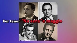 Beniamino Gigli Carlo Buti Franco Corelli Mario del MonacoNa sera e maggio [upl. by Notnirb]