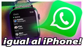 Whatsapp en Apple Watch ⌚️ La MEJOR APP en 2022 [upl. by Nylg656]