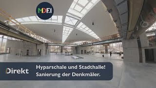 Sanierung der Stadthalle und Hyparschale [upl. by Kurtzman133]