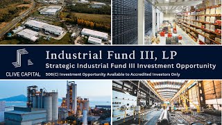 Strategic Industrial Fund III  Investment Opportunity  Webinar [upl. by Aicilif802]