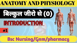 Anatomy and physiology lacture 1  Bsc nursing GNM ANM  pharmacy Introduction class [upl. by Malkin239]