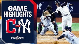 Guardians vs Yankees Highlights 101524  MLB Highlights mlbhighlights mlbhighlightstoday [upl. by Nilrah352]