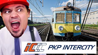 PKP INTERCITY mnie zwolni bo POCIĄG JEDZIE SAM sprawdzam bileciki 🚂 SimRail [upl. by Leorsiy]