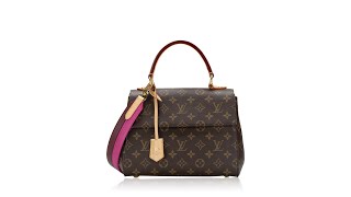 Louis Vuitton Monogram Cluny BB Bordeaux Fuchsia [upl. by Nwahsan]