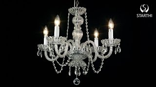 4Light Crystal Chandelier Assembling and Installation Video [upl. by Strohl]