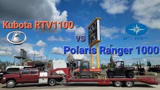 Kubota RTV1100 TURBO vs Polaris Ranger 1000 Totally different machines [upl. by Padegs122]