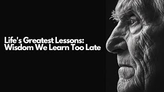 Lifes Greatest Lessons Wisdom We Learn Too Late [upl. by Oile]