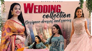 Wedding Collection Designer dresses and Sarees Singhanias Store  Divya Vlogs [upl. by Louie]