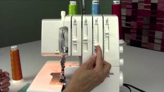 Bernina 800DL Serger 18 Rolled Hem [upl. by Chong]