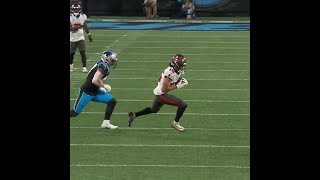 Jalen McMillan catches for a 22yard Gain vs Carolina Panthers [upl. by Meredith702]