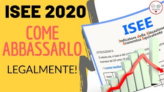 ISEE ORDINARIO COME ABBASSARLO LEGALMENTE isee corrente 2020 [upl. by Madge]