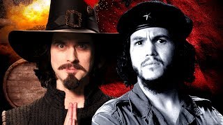 Guy Fawkes vs Che Guevara Epic Rap Battles of History [upl. by Joed183]