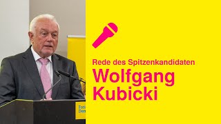 Rede des Spitzenkandidaten Wolfgang Kubicki  Bundestagswahl 2025  FDP SchleswigHolstein [upl. by Madoc281]