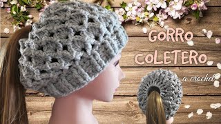 COMO TEJER GORRO COLETERO PUNTO DIAMANTE💎 A CROCHET 🧶 FÁCIL TODAS LAS TALLAS 🥰 FREE PATTERN 🧶 [upl. by Almena313]