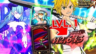 MEGA INCREASE OF POWER NEW TRAITOR MELIODAS  GREEN EASTIN  Seven Deadly Sins Grand Cross [upl. by Adaliah]