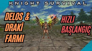 En İyi Delos Slotu  Hoşgeldin Dropları  Knight Online Survival Series 2 [upl. by Nola]