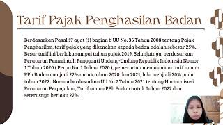 Mekanisme Perhitungan Pajak Penghasilan Badan [upl. by Stanwood302]