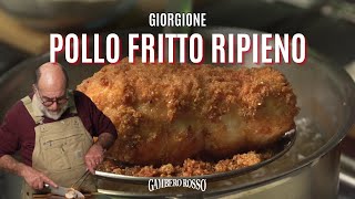 POLLO FRITTO RIPIENO  Le ricette di Giorgione [upl. by Annonyw]