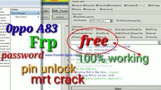 Oppo A83 FrpPattern and password unlock MRT tool [upl. by Penelopa]