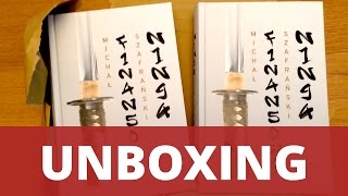 UNBOXING  Książka Finansowy ninja  egzemplarze sygnalne [upl. by Akapol70]