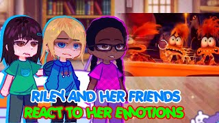 Riley And Her Friends React To The Emotions  Riley Emotions  Inside Out 2  Gacha Club  Angst [upl. by Jeanelle365]