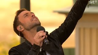 Måns Zelmerlöw quotKingdom In The Skyquot live at Allsång på Skansen Stockholm 30062015 [upl. by Awe]