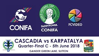 CONIFA World Football Cup 2018  Cascadia v Karpatalya Extended Highlights [upl. by Lak51]