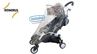 Babyzen YOYO Stroller Weather Shield Baby Rain Cover Waterproof Water Resistant [upl. by Agbogla]