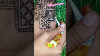 Mehndi design simple 😍 shorts trending youtubeshorts [upl. by Hareema927]