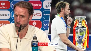 Gareth Southgate emotional press conference after Englands Euro 2024 final defeat to Spain [upl. by Ynttirb]