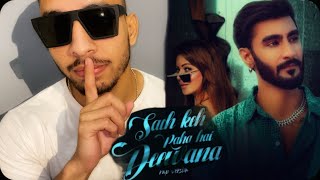 RCR Sach Keh Raha Hai Deewana  RapVersion  Official Video  KK REACTION 🫨 [upl. by Bum924]