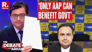 Only Kejriwal knows how to run budget surplus govt says AAP’s Anmol Panwar  The Debate [upl. by Eedyak268]